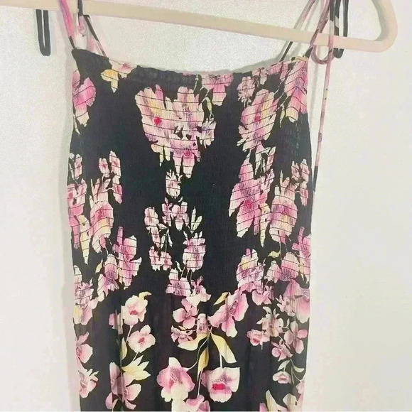 Free People Garden Party Maxi Dress Boho Floral Lightweight Summer Y2K Retro - Picture 3 of 9